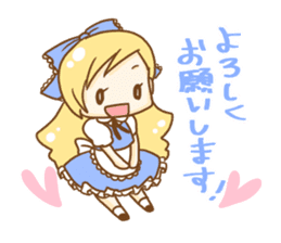 Alice and daily conversation sticker #9852463