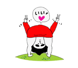 Girl of red dress Part4 sticker #9852500