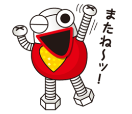 Bolt-kun in Amagasaki city. sticker #9852591