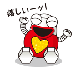 Bolt-kun in Amagasaki city. sticker #9852592