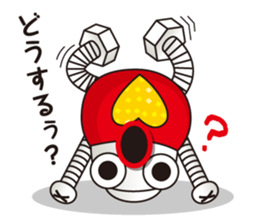 Bolt-kun in Amagasaki city. sticker #9852597