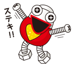 Bolt-kun in Amagasaki city. sticker #9852600