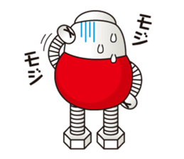 Bolt-kun in Amagasaki city. sticker #9852609