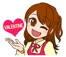 Valentine sticker in Chinese(Japanese). sticker #9852856