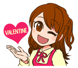 Valentine sticker in Chinese(Japanese). sticker #9852856