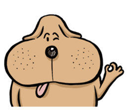 Dog by Ligar (1) sticker #9853436