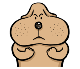 Dog by Ligar (1) sticker #9853446