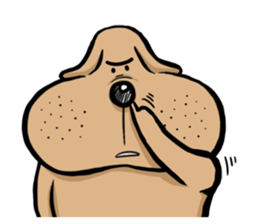 Dog by Ligar (1) sticker #9853447