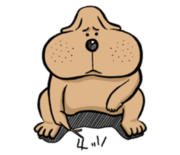 Dog by Ligar (1) sticker #9853450
