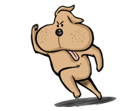 Dog by Ligar (1) sticker #9853452