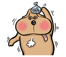 Dog by Ligar (1) sticker #9853454