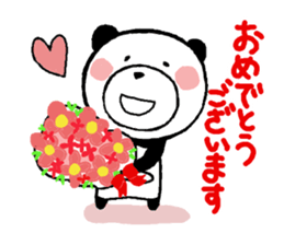 It is a pannda for daily life (2) sticker #9853585