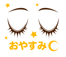 Eye Sticker ~woman~ sticker #9853679