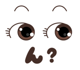 Eye Sticker ~woman~ sticker #9853689