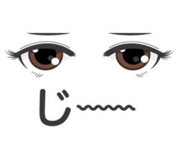 Eye Sticker ~woman~ sticker #9853692