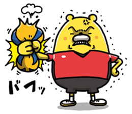 Volleyball bear sticker #9853752