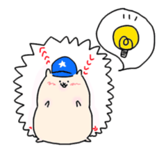 Baseball sheep and hedgehog second sticker #9853829