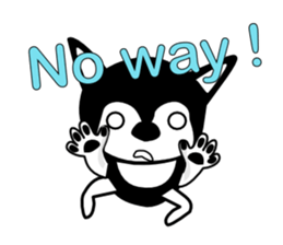 Kawaii dog,Dub talk in English sticker #9854296