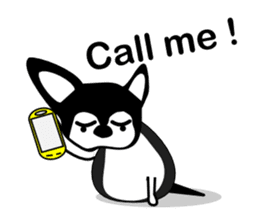 Kawaii dog,Dub talk in English sticker #9854309