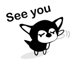 Kawaii dog,Dub talk in English sticker #9854328