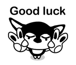 Kawaii dog,Dub talk in English sticker #9854330