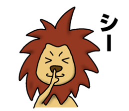 lion "leo" sticker sticker #9854340