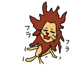 lion "leo" sticker sticker #9854348