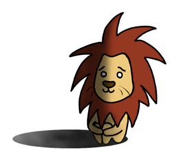 lion "leo" sticker sticker #9854353