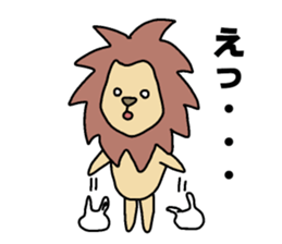 lion "leo" sticker sticker #9854356