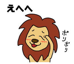 lion "leo" sticker sticker #9854366