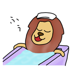lion "leo" sticker sticker #9854369