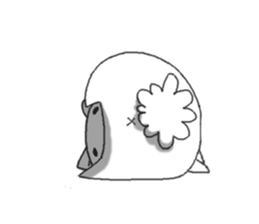 white rabbit ! sticker #9854877