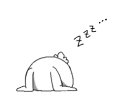 white rabbit ! sticker #9854881