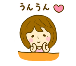 Women yokutukau sticker #9855023