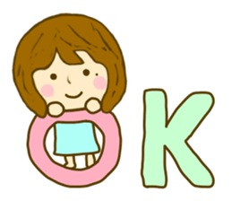 Women yokutukau sticker #9855026