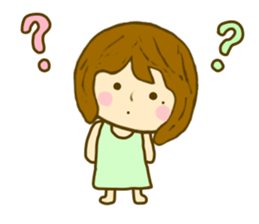 Women yokutukau sticker #9855039