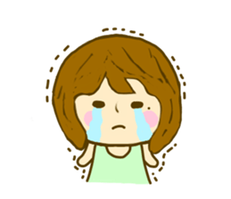 Women yokutukau sticker #9855051