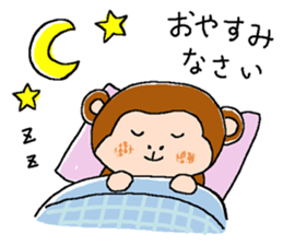 Daily life of a monkey  1 sticker #9855599