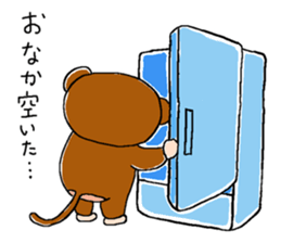 Daily life of a monkey  1 sticker #9855606