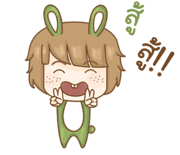 Matcha Rabbit (TH) sticker #9855794