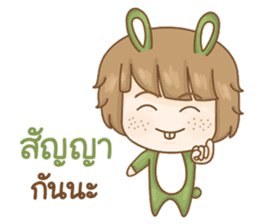 Matcha Rabbit (TH) sticker #9855797