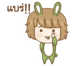 Matcha Rabbit (TH) sticker #9855813