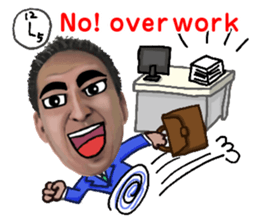 Japanese businessman Mr.S ver English sticker #9855976