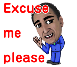 Japanese businessman Mr.S ver English sticker #9855984