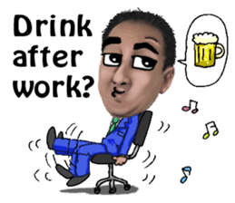 Japanese businessman Mr.S ver English sticker #9855989