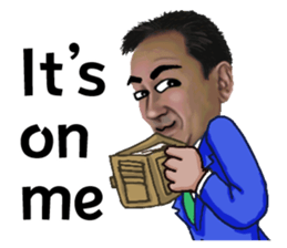 Japanese businessman Mr.S ver English sticker #9855993