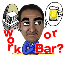 Japanese businessman Mr.S ver English sticker #9856001