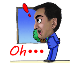 Japanese businessman Mr.S ver English sticker #9856006