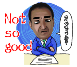 Japanese businessman Mr.S ver English sticker #9856011