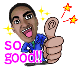 Japanese businessman Mr.S ver English sticker #9856013